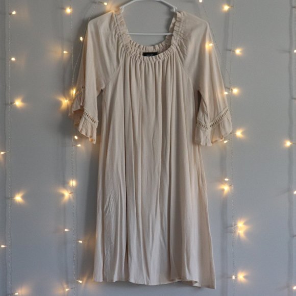 Boho Flowy Nude Dress | 082 - Picture 1 of 5